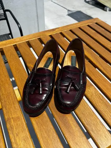 G H Bass & Co 버건디 태슬 로퍼 US 8.5 M