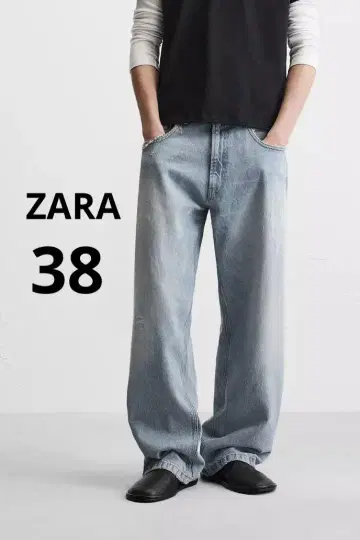 ZARA 자라 BAGGY FIT 데님 팬츠