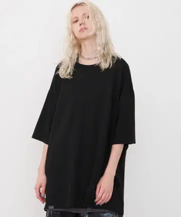 AIVER 16/- 워시 천축 S/S 빅 TEE 티셔츠 아이버