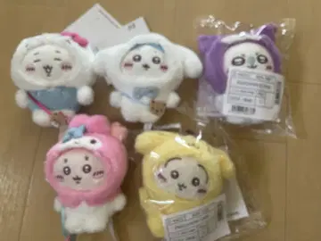 산리오 치이카와 (먼작귀) 마스코트 5종 컴플리트 세트 새상품