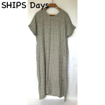SHIPS Days 체크 무늬 반팔 원피스