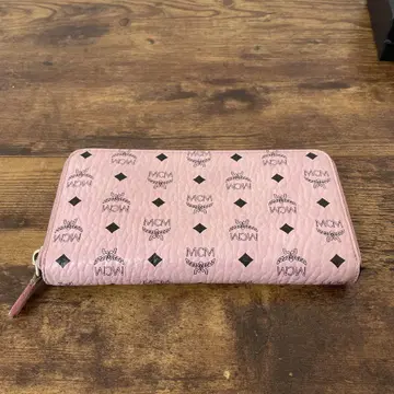 MCM 장지갑 핑크