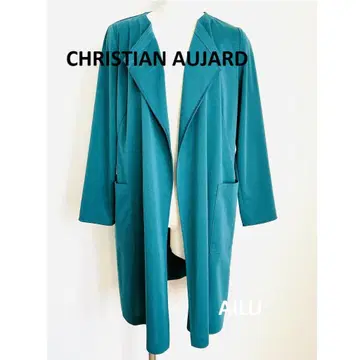 CHRISTIAN AUJARD 롱 자켓 M 7 청록색 54696