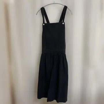 Own GArment products 블랙 에이프런 원피스