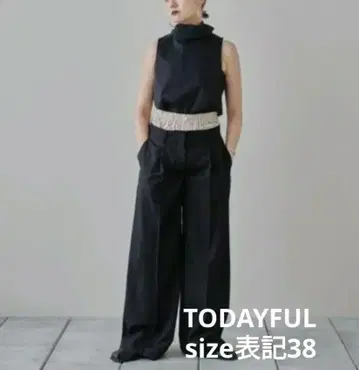 TODAYFUL 투데이풀 더블 허리 트라우저