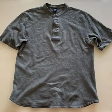00s Gap 올드 갭 헨리넥 써멀 티셔츠 그레이 L