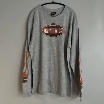 HARLEY DAVIDSON 할리데이비슨 롱 T 소매 프리 USA제