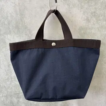Herve Chapelier 코듀라 나일론 토트백 네이비