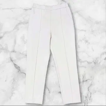 yori 요리 슬림 레그 팬츠 센터 프레스 속기모 스트레치 36 일본제