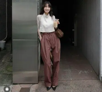 클레인 코튼 패러슈트 팬츠
