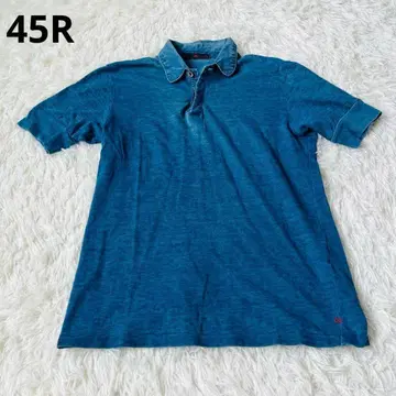 45R 폴로 셔츠 인디고 데님