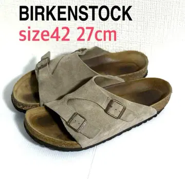42 27cm BIRKENSTOCK 취리히 스웨이드 토프