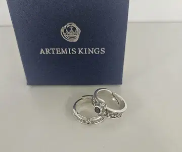 ARTEMIS KINGS 아라베스크 스톤 반지 블랙 지르코니아만
