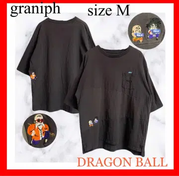 graniph DRAGON BALL 드래곤볼 티셔츠 자수 M