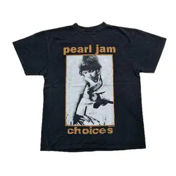 11680 Pearl Jam 펄 잼 티셔츠 락 티 양면 XL