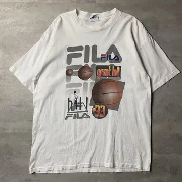 90년대 USA 제작 그랜드 힐 FILA 티셔츠 빈티지 NBA