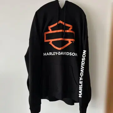 HARLEY-DAVIDSON 블랙 후드티