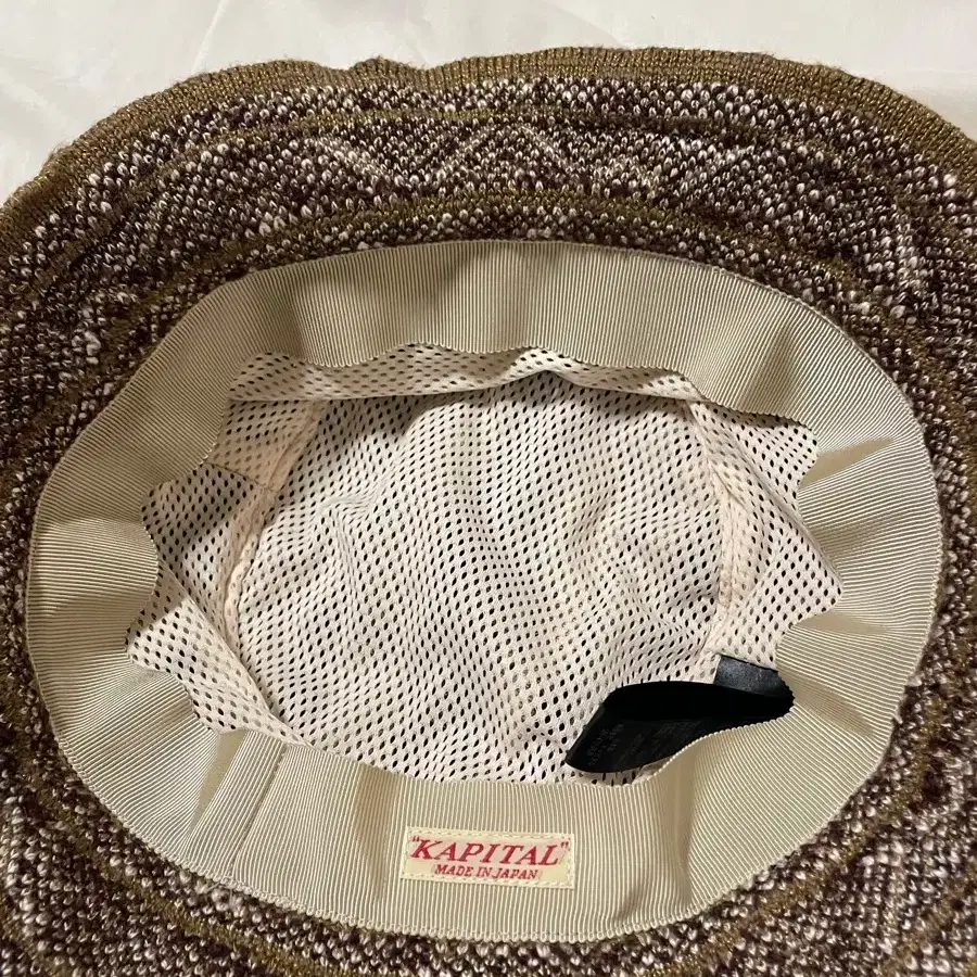 KAPITAL | 캐피탈 Kapital 7g Knit Gordy Bucket Hat #캐피탈 KAPITAL | 캐피탈 Kapital 7g Knit Gordy Bucket Hat #캐피탈