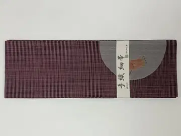 새상품 오비 공방 손으로 짠 순수 실크 반폭 오비 '하늘을 나는 올빼미'