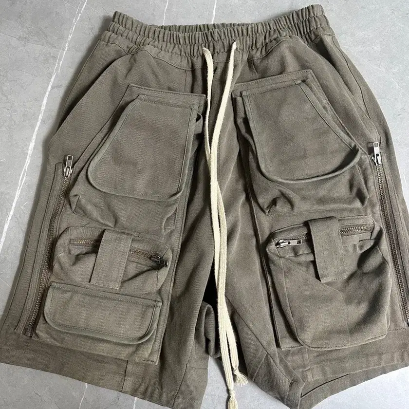 ◆GRAILZ◆ LAYERED PANEL SHORTS GREY GR23SSMP01GY GRAILZ - Layered Panel Shorts | HBX - Globally Curated