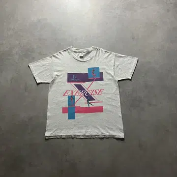 90년대 빈티지 운동 아트 그래픽 티셔츠 tee 구제 의류