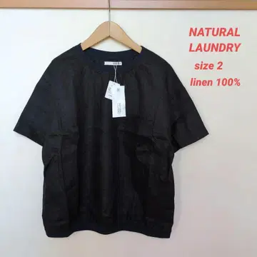 NATURAL LAUNDRY 린넨 리브 풀오버 셔츠