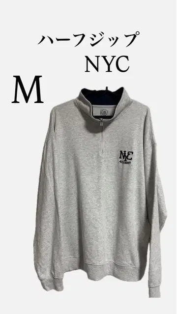 NYC ACADEMY 하프 지퍼 트레이닝복