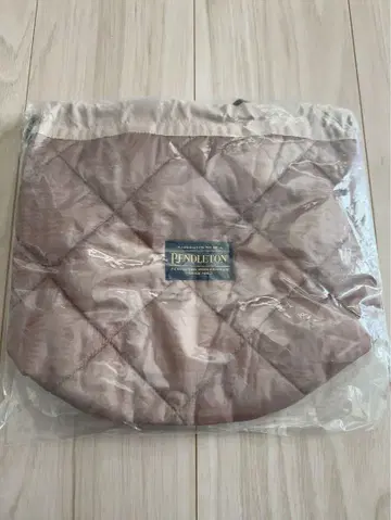 *택 포함 새상품* PENDLETON 퀼팅 드로백 베이지