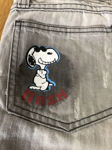 스누피 SNOOPY PEANUTS 데님