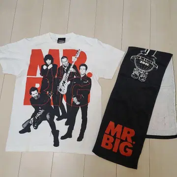 MR.BIG 100th Show 티셔츠와 타월 세트