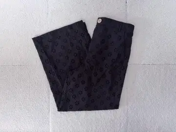 ZARA 자수 컷워크 큐롯 팬츠 XS