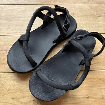 블랙 몽벨 락 온스 스포츠 샌들 약 23.5cm