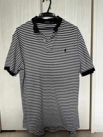 랄프 로렌 피케 셔츠 반팔 보더 무늬 보더 티셔츠