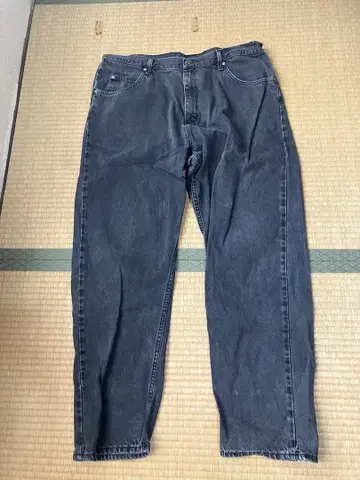 Wrangler 블랙 스트레이트 데님
