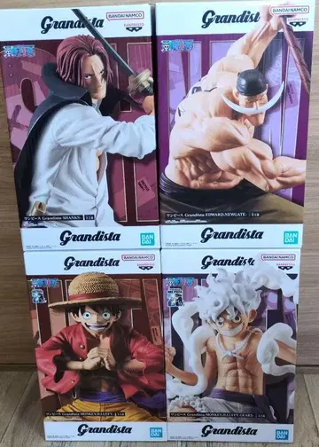 미개봉 원피스 GRANDISTA 피규어 4개