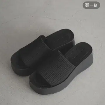 칸도 핏 니트 샌들