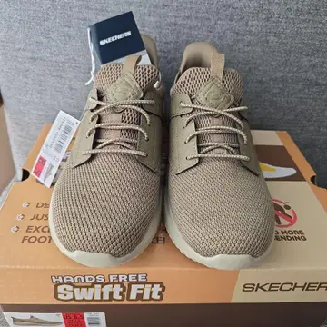 공식 매장 구매 SKECHERS 26.5cm 슬립인 스케쳐스 베이지