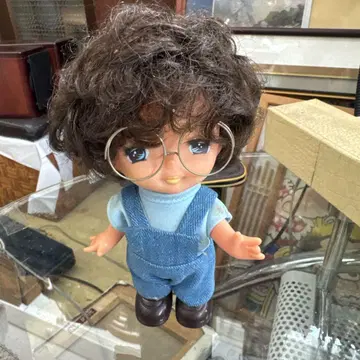 쇼와 레트로 캐주얼 오버롤 인형 약 19cm 인형