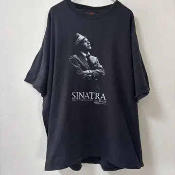 90s ZION 프랭크 시나트라 빈티지 티셔츠 티 레어 밴딩