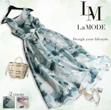 LaMODE 수채화풍 원피스