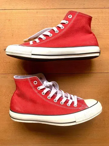 28cm CONVERSE ALL STAR 레드 하이컷