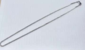 실버 체인 목걸이 50cm 2mm