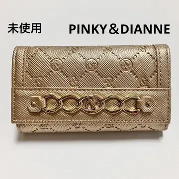 D1039 미사용 핑키 & 다이앤 키케이스 여성용 삼단 골드
