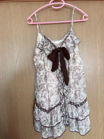 [새상품급] axes femme 꽃무늬 프릴 원피스