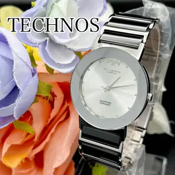 작동 손목시계 TECHNOS 테크노스 새상품 배터리 세라믹 남성용 F26