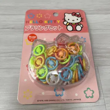 산리오 헤이세이 레트로 Sanrio 플라스틱 반지 세트 1999