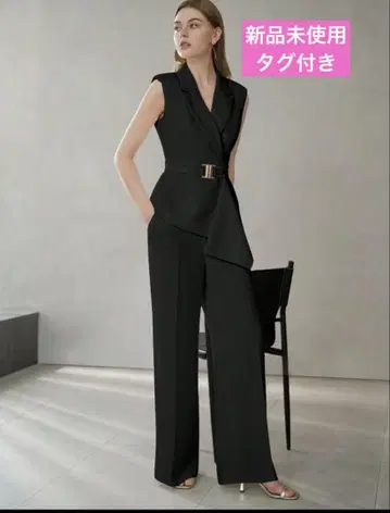 블랙 셋업 팬츠 스타일