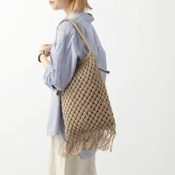 THEBAGMATI 주트 프린지 백