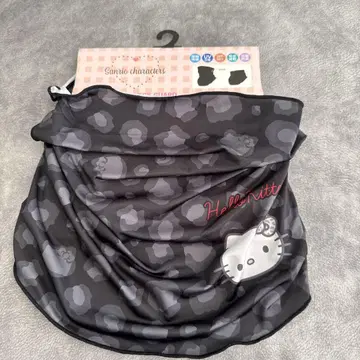 헬로키티 넥 가드 레오파드 무늬 아베일