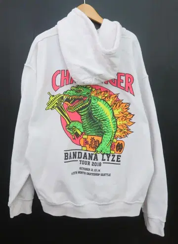 챌린저 18AW BANDANA LYZE SEATTLE HOODIE